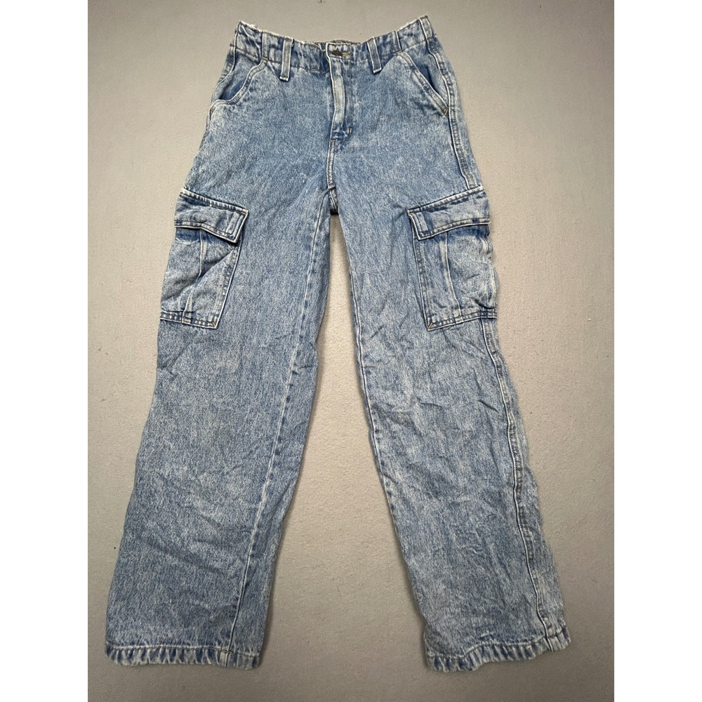 Levi's '94 Baggy Cargo Denim Light Acid Wash W23 L30 Women